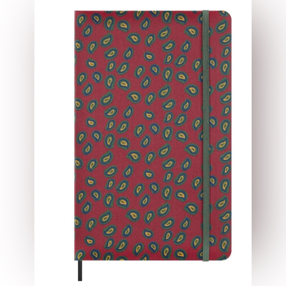 Moleskine Le Professional Silk Bordeaux L Ruled Black Box Sealed Undated Journal
